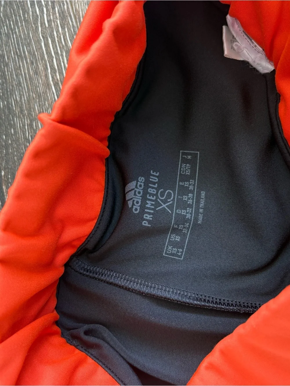 Adidas Black Tank & Bright Orange Tennis Skirt Set Size XS - Picture 14 of 15